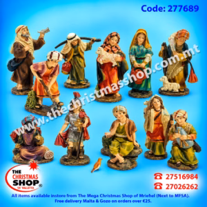 SET OF 11 RESIN FIGURES 11CM - 277689