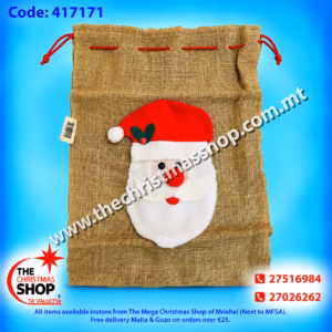 CHRISTMAS SACK 67X50CM - 417171
