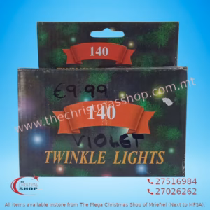 140 RICE LIGHT STRING FOR INDOOR USE VIOLET COLOR 432249