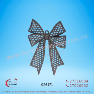 CHRISTMAS BOW WITH GLITTERS 33 X 23 CM - 926171