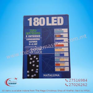180 LED ICE WHITE/WARM WHITE LIGHT WITH . INDOOR USE 9+1.5MT. PAR467305