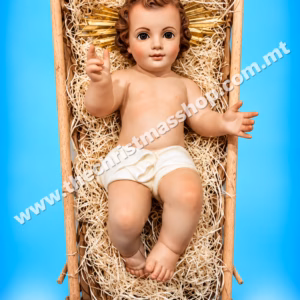 BABY JESUS IN A MANGER 45X25CM. SA40