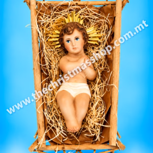 BABY JESUS IN A MANGER 20X7CM. SA20