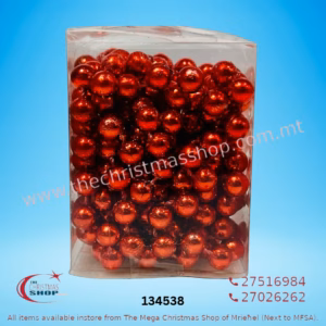 RED BEAD 8 MM 3 METERS 134538