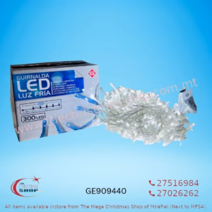 300 STRING LIGHTS 20MT ICE WHITE GE909440