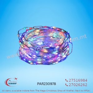 4 METERS LIGHT COPPER WIRE LED BATTERY OPERATED MULTI COLOUR BY 40. PAR230978
