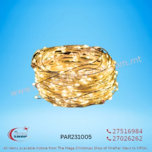 4 METERS LIGHT COPPER WIRE WITH 40 MICROLED BATTERY OPERATED WARM WHITE. PAR231005