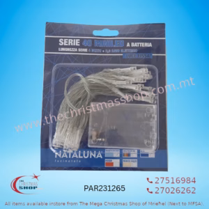 4 MT BATTERY OPERATED ICE WHITE MINI LED  . PAR231265