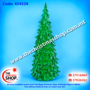 PLASTIC CHRISTMAS TREE WITH LED - 454530
