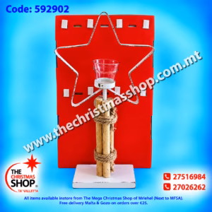 STAR CANDLE STAND WITH STICKS - 592902