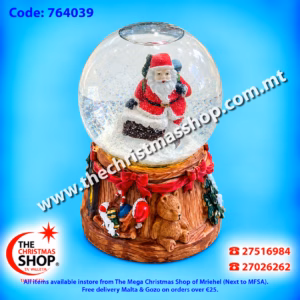 SANTA IN A GLASS WATERBALL - 764039