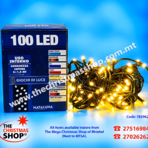 100 LED DUAL COLOR WHITE AND WARM WHITE LIGHTS - 783962