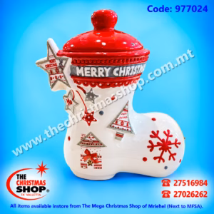 CERAMIC BOOT JAR - 977024