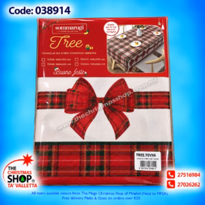 CHRISTMAS TABLE CLOTH - 038914