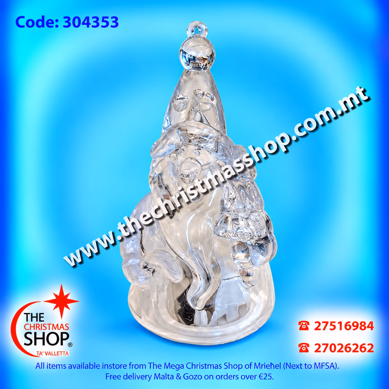 SNOWMAN WITH MULTICOLOR LIGHTS - 304353