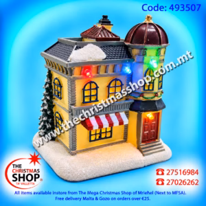 BATTERY OPERATED LED LIGHT NATIVITY VILLAGE HOUSE - 493507