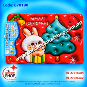 NON SLIP CHRISTMAS CARPET - 670190