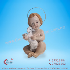 BABY JESUS WITH A SHEEP - JAV184225