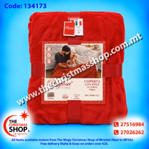 RED BLANKET 130X160CM 134173