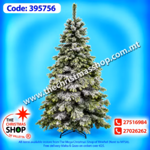 CHRISTMAS TREE FROSTED CANADIAN PINE. 210CMS. 395756