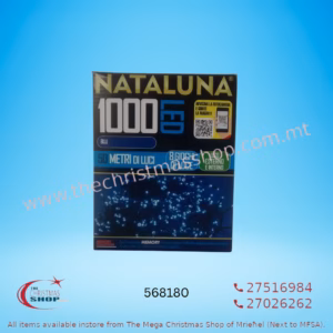 1000 LED LIGHTS WITH MEMORY BLUE 50MT 568180
