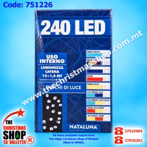 LED LIGHTS BY 240 FOR INDOOR USE  MULTI 751226