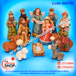 12 PIECE RESIN NATIVITY SET FOR CHILDREN GT860790