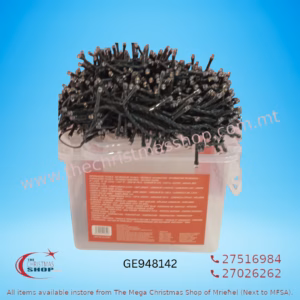 1000 LED STRING LIGHTS IN PVC BOX FOR OUTDOOR USE 50+5MT ICE WHITE. GE948142