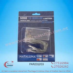 10MULTI MINI LED. BATTERY OPERATED 1MT. PAR231203