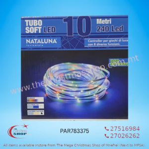 10MT SOFT TUBE BY 240LED FOR OUTDOOR USE. ICE WHITE/WARM WHITE. PAR783375