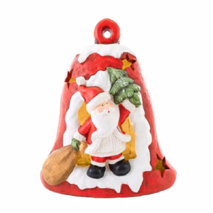 BATTERY OPERATTED CERAMIC BELL 35X40CM 343275