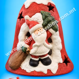 BATTERY OPERATTED CERAMIC BELL 35X40CM 343275