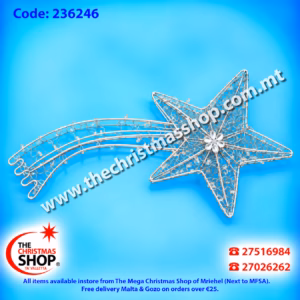 HANGING METAL STAR 30CM 236246