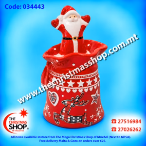CERAMIC COOKIE POT 18CMS GT034443