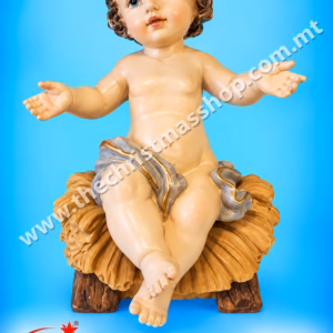 RESIN SITTING BABY JESUS 13CMS JAV180753