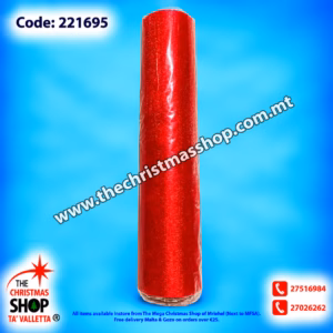RED ORGANZA SHEER. 221695