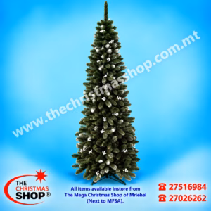 CHRISTMAS TREE PINE IZA PERLA SLIM 180CMS. 396883