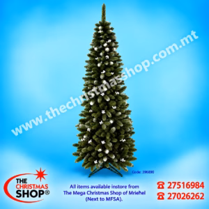 CHRISTMAS TREE PINE IZA PERLA SLIM 220CMS. 396890