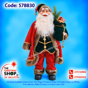 SANTA CLAUS CLASSY 100CM. PAR578830