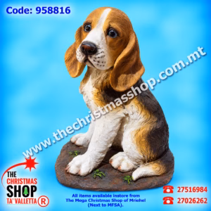 POLYRESIN DOG FIGURE. 40CM CUS958816