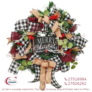 MERRY CHRISTMAS CHRISTMAS WREATH 40CM. TS933947