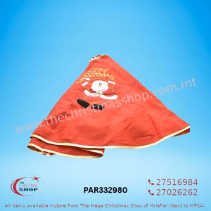 CHRISTMAS TREE SKIRT RED 120CM - PAR332980