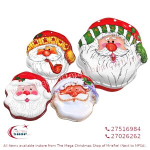 PLASTIC SANTA CLAUS BOX. TS934040