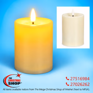 LED CANDLE KOS CREME OUTDOORS 10CMS. CP896987