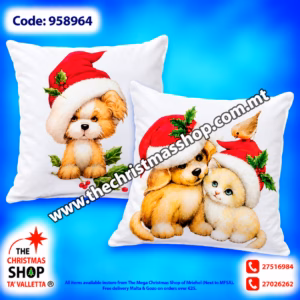 CUSHION COVER WITH XMAS DESIGN 958964