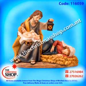 NATIVITY SCENE 20CMS RESIN JAV116059