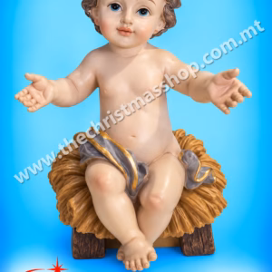 RESIN SITTING BABY JESUS 23CMS JAV180760