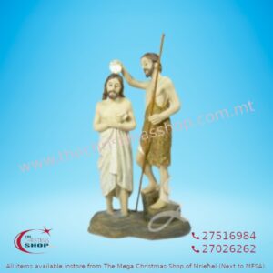 BABTISM OF JESUS RESIN 13CMS PB135704