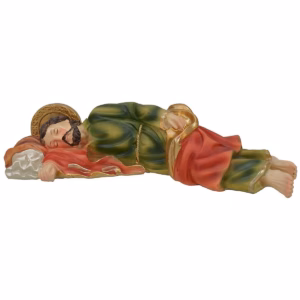 SLEEPING SAINT JOSEPH IN RESIN 12CM PB147042