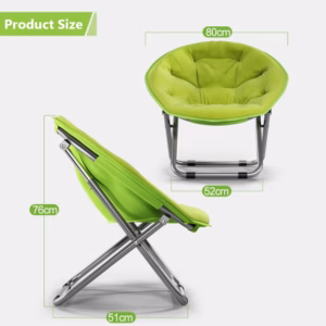 LIGHTWEIGHT FOLDABLE MOON CHAIR 125KG CAPACITY PAR545478
